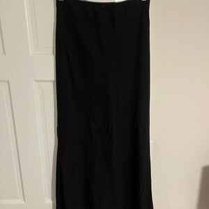 Cotton Candy Black Pencil Maxi Skirt for Work